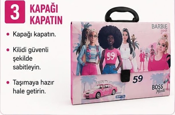 1001 A4 Saplı Proje ve Evrak Çantası, Kilitli ve Geniş Iç Hacimli Belge Saklama Çantası, Dayanık görsel 4