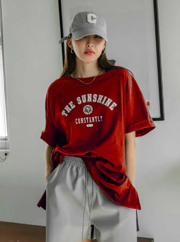 Medinenur The Sunshine Baskılı T-Shirt görsel 7