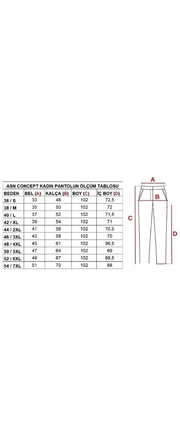 ASN Concept Lacivert Renk Pamuklu Kumaş Beli Ribanalı Kadın Eşofman Altı (Büyük Beden Seçeneğiyle) görsel 7