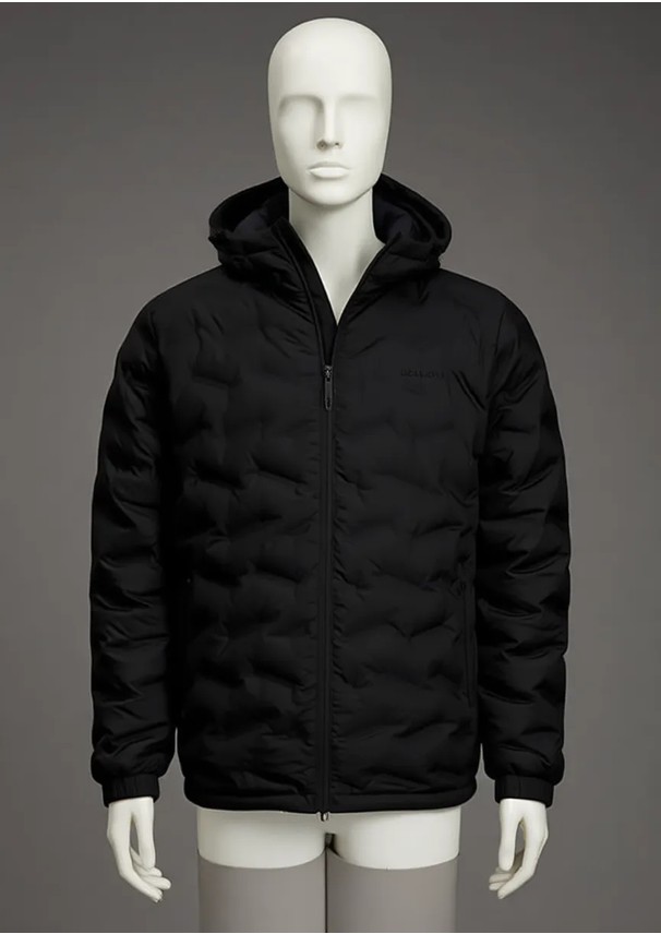 Jack & Jones Jcowın Quılted Erkek Siyah Mont 12250429-Black görsel 3