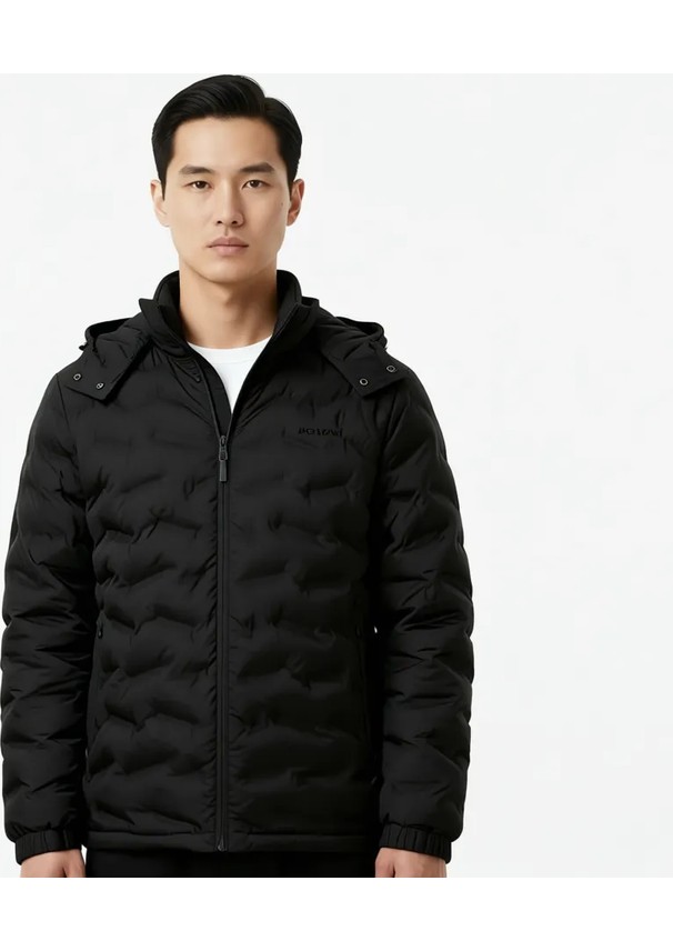 Jack & Jones Jcowın Quılted Erkek Siyah Mont 12250429-Black görsel 6