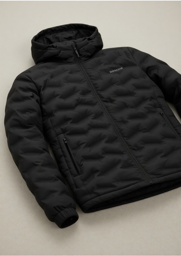 Jack & Jones Jcowın Quılted Erkek Siyah Mont 12250429-Black görsel 7