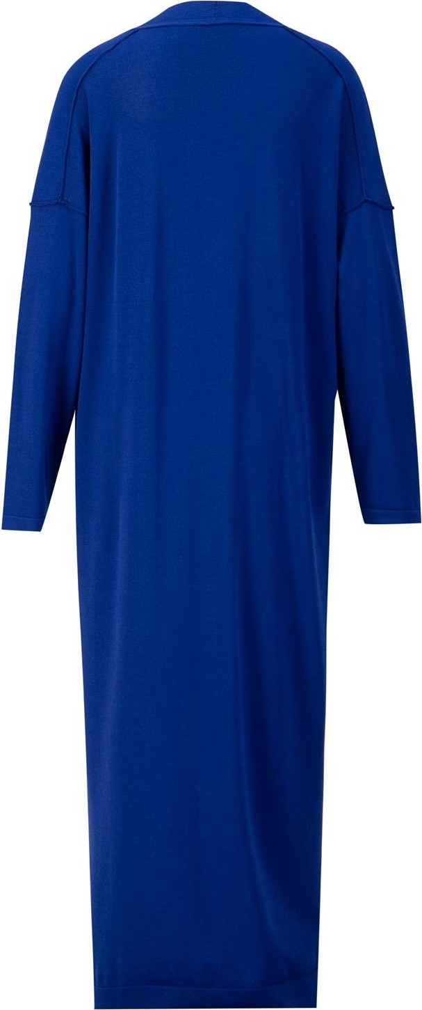 Armine Basic Uzun Hırka 24KD2003 Saks görsel 2