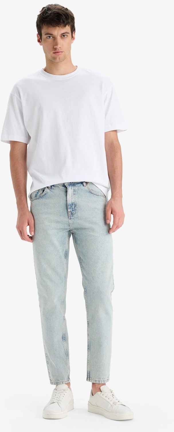 DeFacto Slim Fit Normal Bel Dar Paça Jean Pantolon F3903AX25SM