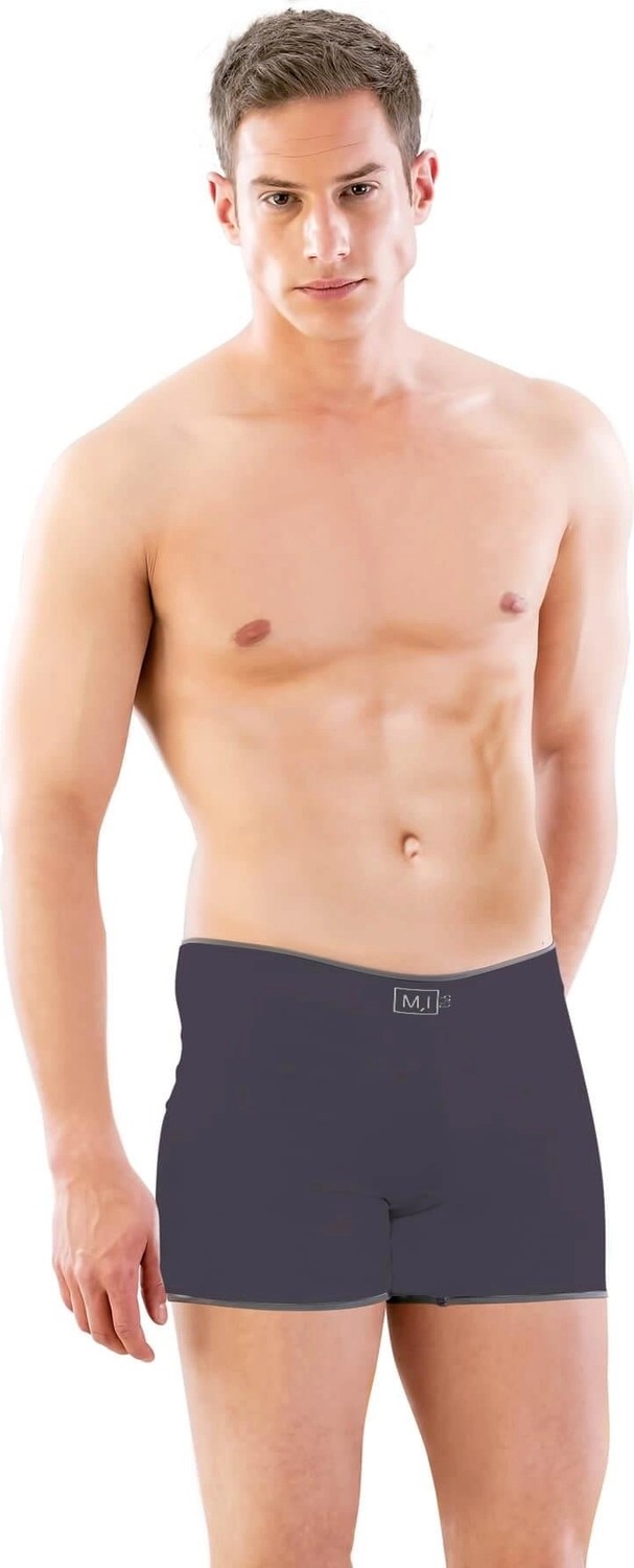 Gees Global Seamless Uzun Erkek Boxer - Antrasit - KLBN30545