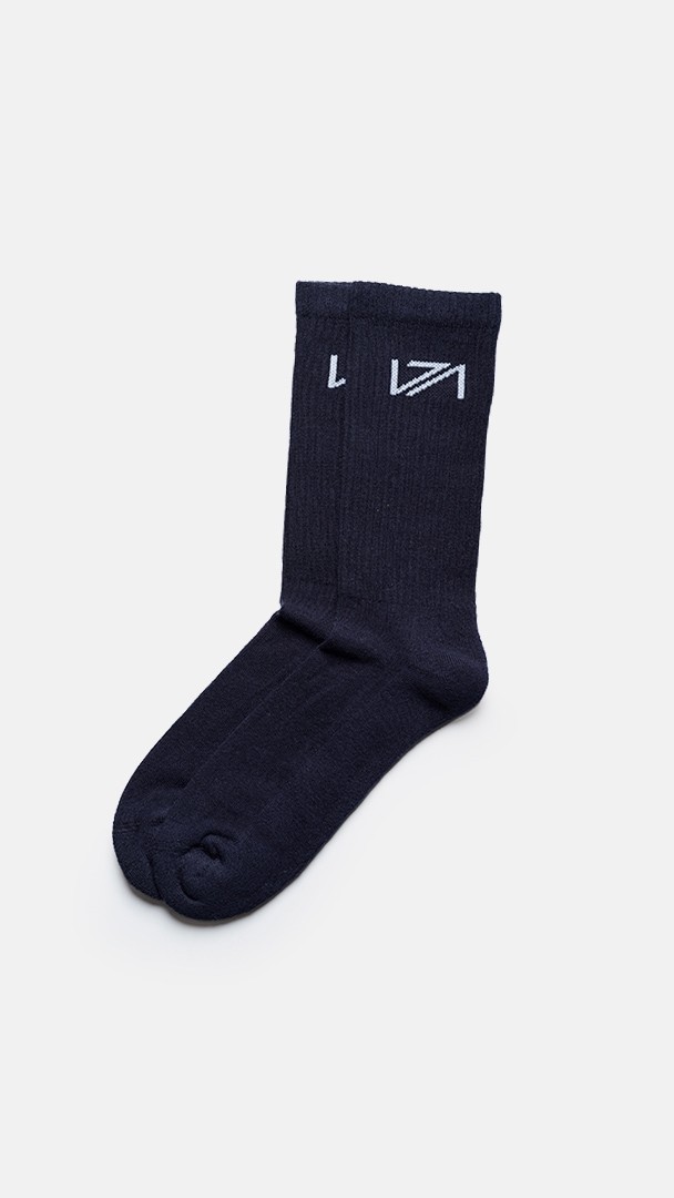 Vaneda Erkek Havlu Taban Uzun Konçlu Çorap Lacivert
