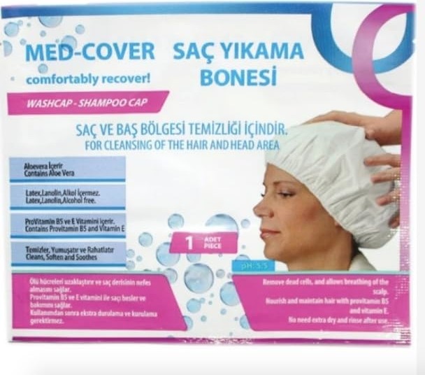 Aesco Med-Cover Saç Yıkama Bonesi 6lı Koli - 6 Adet