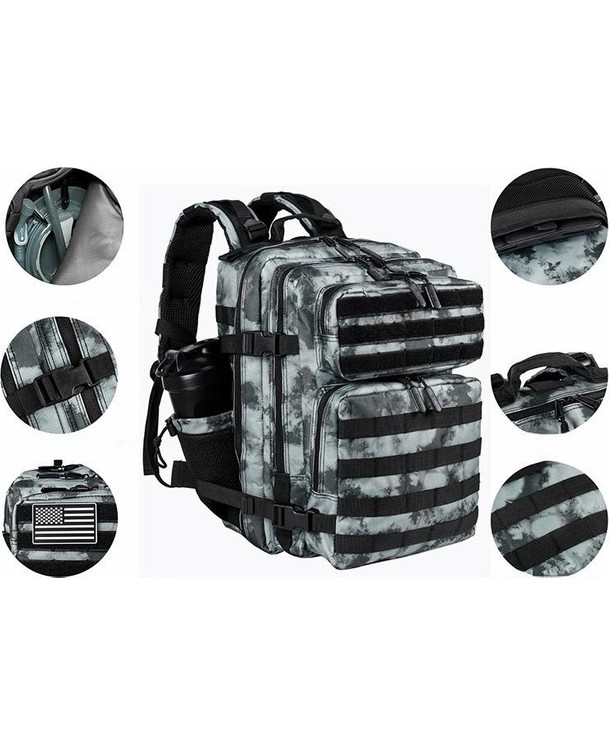 Quickprep 35L Taktik Askeri Sırt Çantası - 900D Oxford Su Geçirmez Kumaş görsel 7
