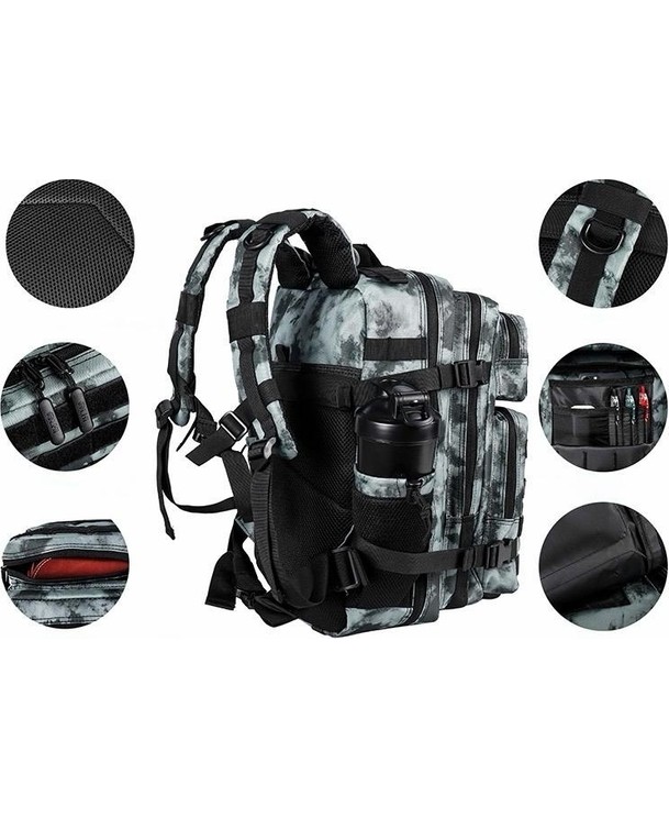 Quickprep 35L Taktik Askeri Sırt Çantası - 900D Oxford Su Geçirmez Kumaş görsel 8
