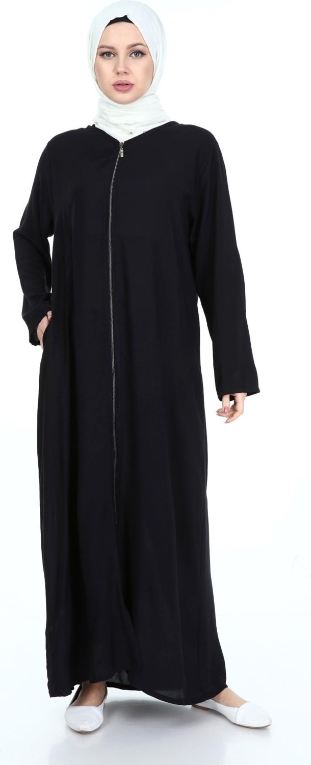 Likapa Fermuarlı Viskon Namaz Elbisesi