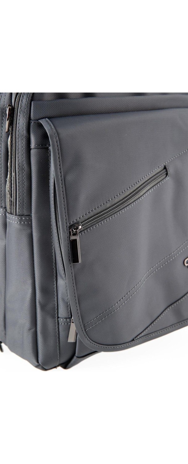 Ççs 51426 Su Geçirmez Kumaş Unisex Sırt ve El Çantası, Şık ve Dayanıklı Tasarım - Siyah görsel 6