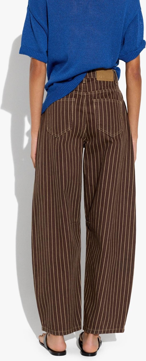 Parfois Kadın Çizgili Dar Paça Denim Pantolon görsel 4