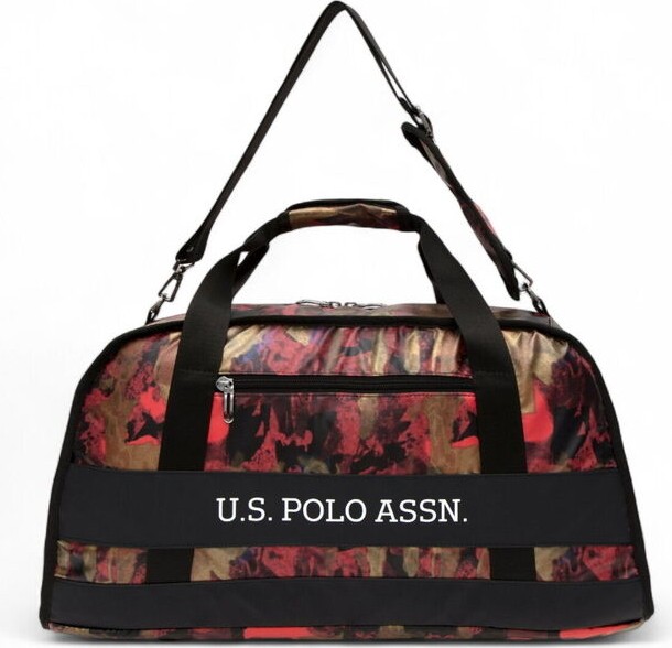 U.S. Polo Assn. Siyah-Kırmızı Unisex Seyahat Çantası PLDUF23808 görsel 3