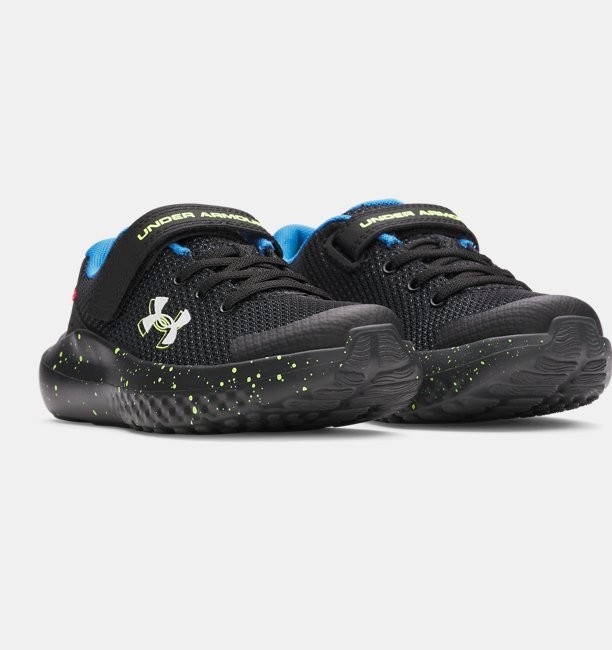 Under Armour Erkek Çocuk UA Preschool Surge 4 AC Koşu Ayakkabısı 3027104-001 görsel 5