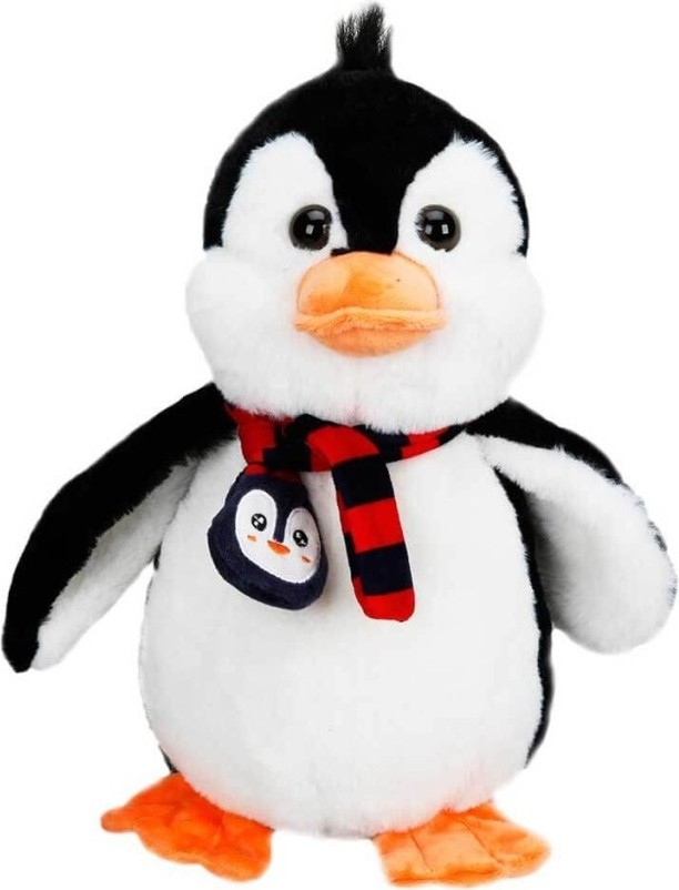 Akıllı Bayi Atkılı Peluş Penguen 32 Cm.