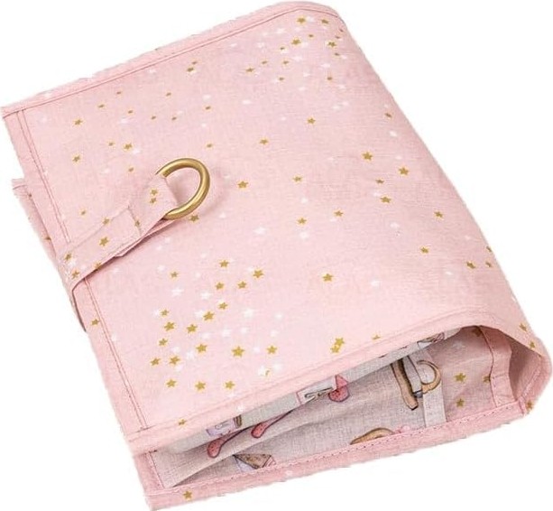 Die Grup Baby Alt Açma Bakım Çantası, Pembe | Bebek Alt Değiştirme Organizeri, Taşınabilir Bakım Çantası, 24X40 cm