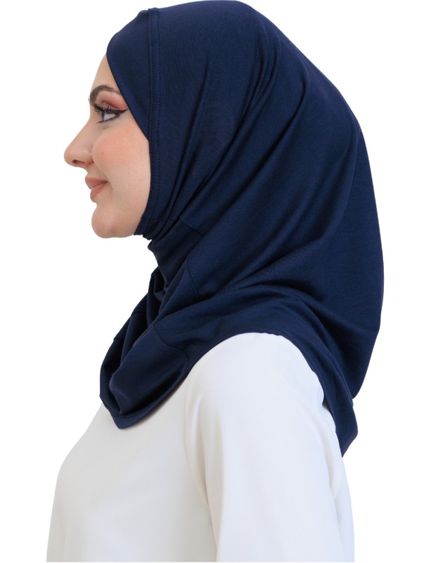 Modish Group Kadın Hazır Türban Çapraz Tek Parça Pratik Namaz Başörtüsü görsel 8