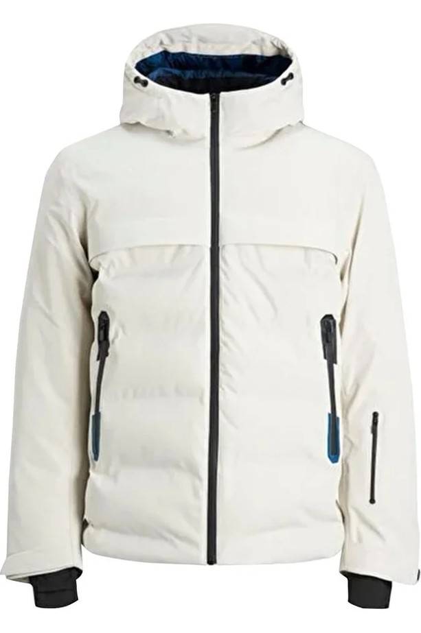 Jack & Jones Jcotarwın Puffer Siyah Erkek Mont 12225287-Black görsel 3