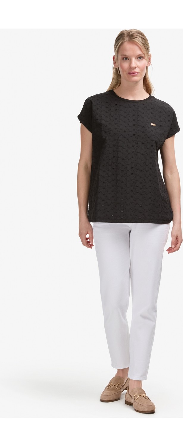 U.S. Polo Assn. Kadın Beyaz Tişört 50323550-VR013 görsel 4