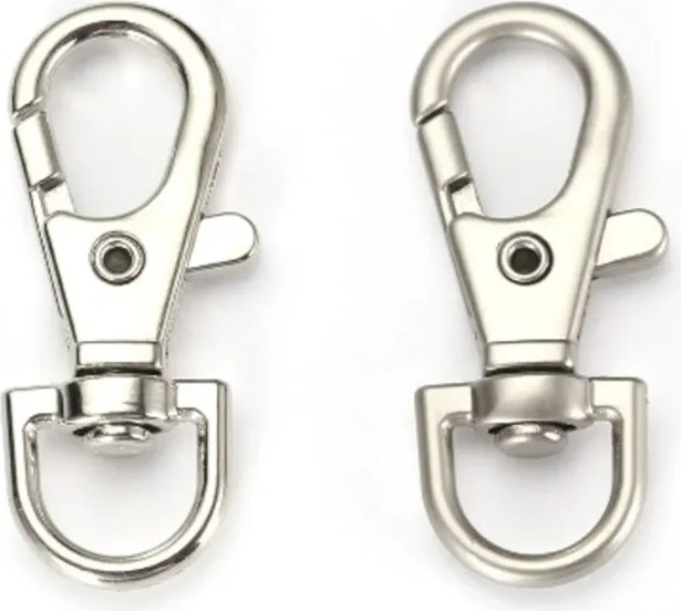 Orhan Çanta 1 Cm 50 Adet Balık Kanca Nikel (Gümüş) - Metal Çanta ve Cüzdan Askı Klipsi görsel 2