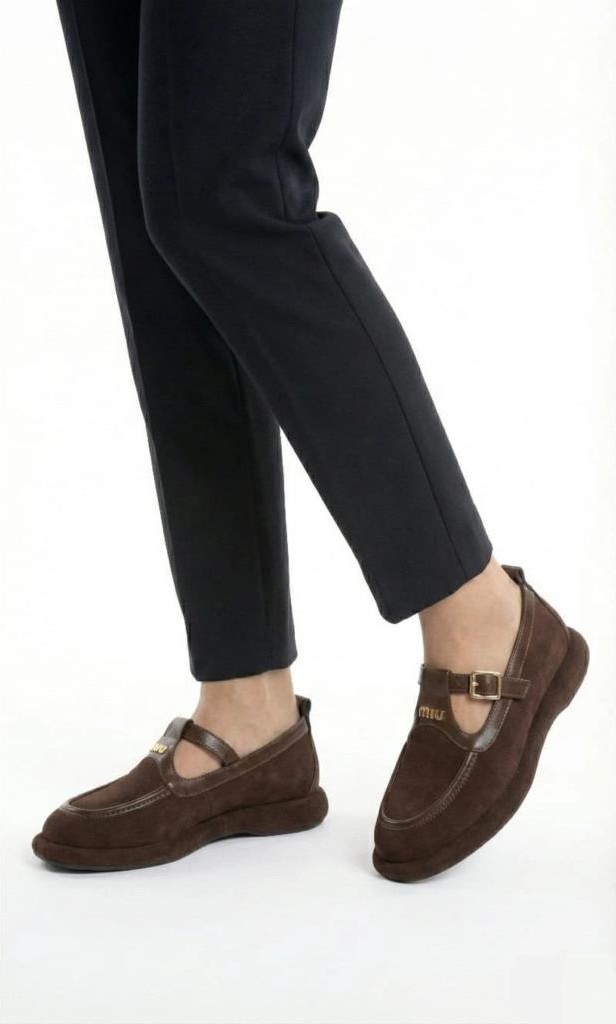 Punto 547861 Süet Loafer Günlük Kadın Ayakkabı görsel 7