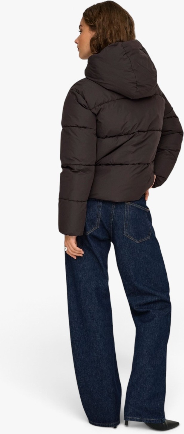 Only Onljuta Short Puffer Otw Noos Kadın Kahverengi Mont - 15365799 görsel 5