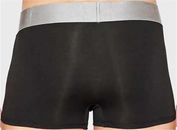 Calvin Klein Erkek 3'lü Trunk Boxer Seti Siyah Konforlu Paça Tipi Düşük Bel görsel 6