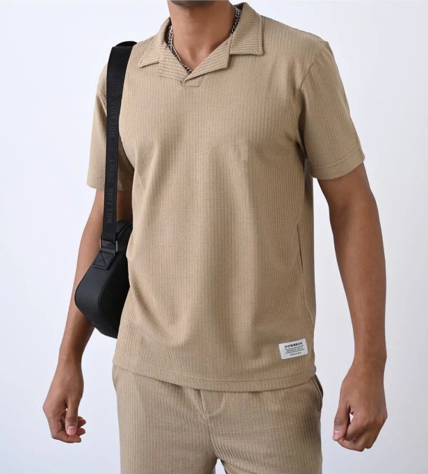 Wear Bej Erkek Şort Takımı görsel 2