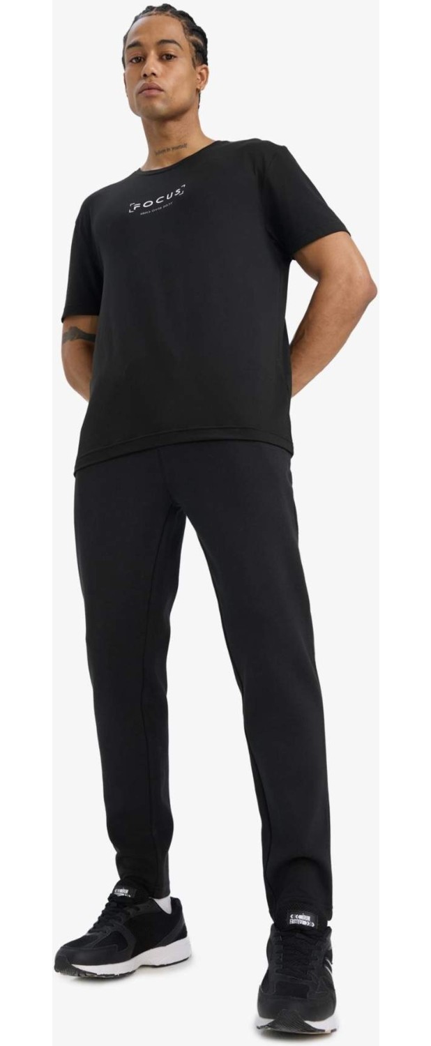DeFacto Slim Fit Sporcu İnce Jogger Eşofman Altı Dar Kesim Fermuarlı Basic Standart Paça S3309AZ25AU görsel 2