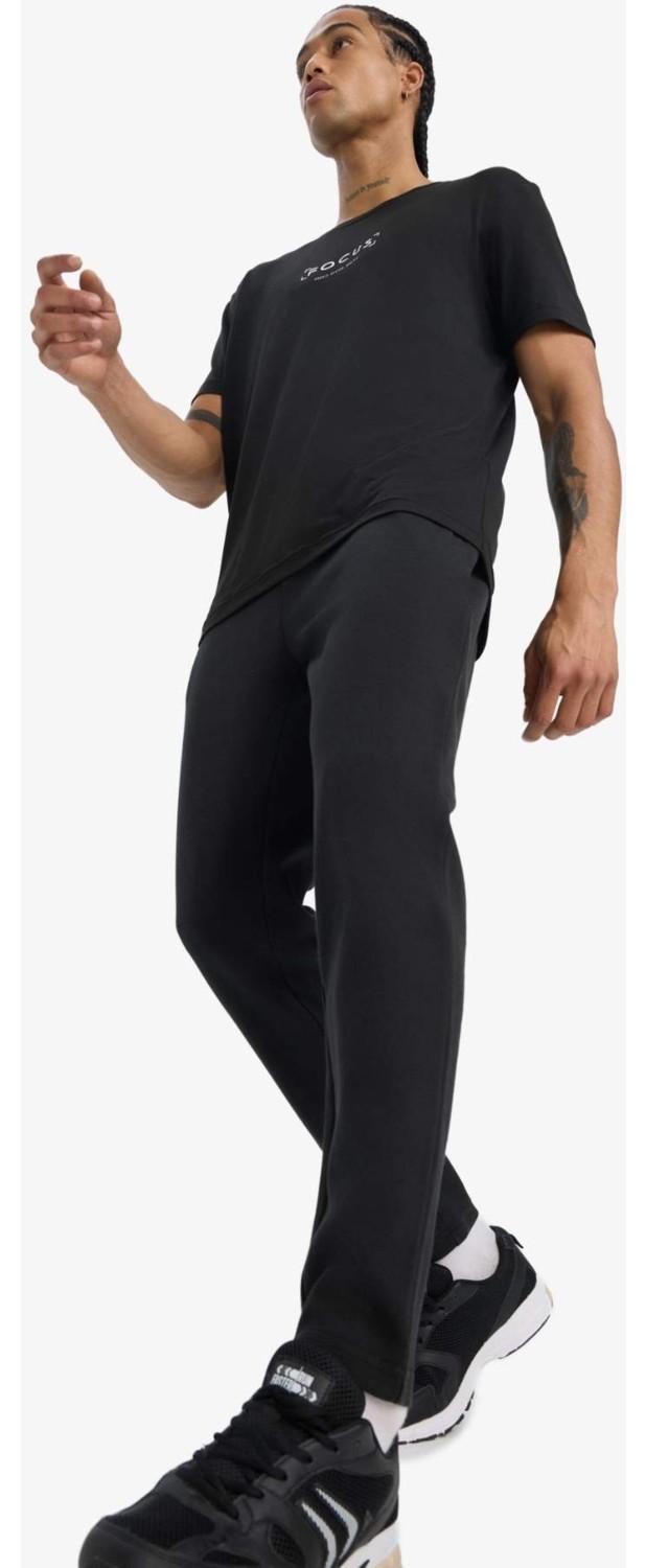 DeFacto Slim Fit Sporcu İnce Jogger Eşofman Altı Dar Kesim Fermuarlı Basic Standart Paça S3309AZ25AU görsel 4