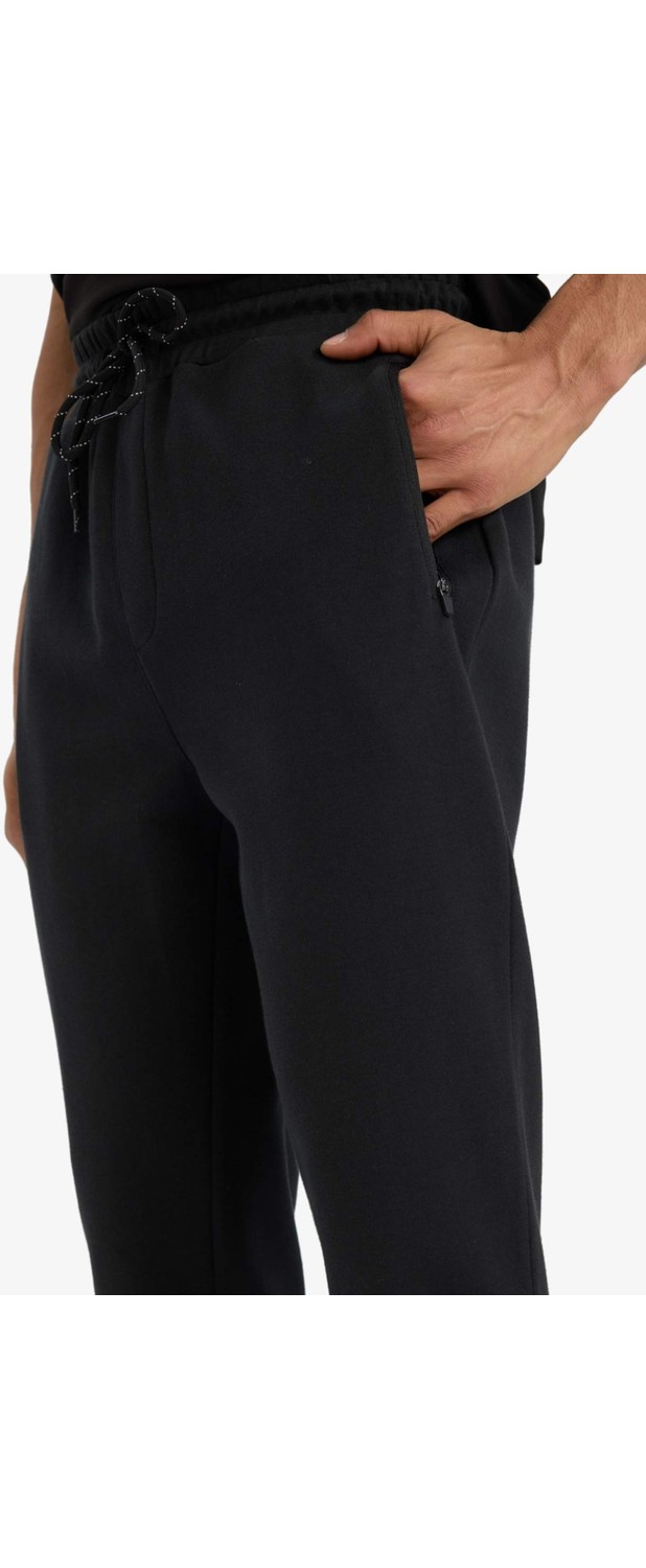 DeFacto Slim Fit Sporcu İnce Jogger Eşofman Altı Dar Kesim Fermuarlı Basic Standart Paça S3309AZ25AU görsel 7