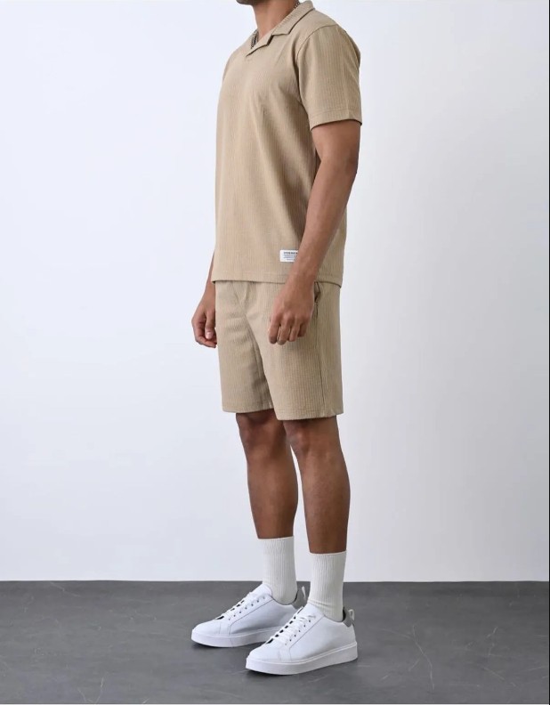 Wear Bej Erkek Şort Takımı görsel 3