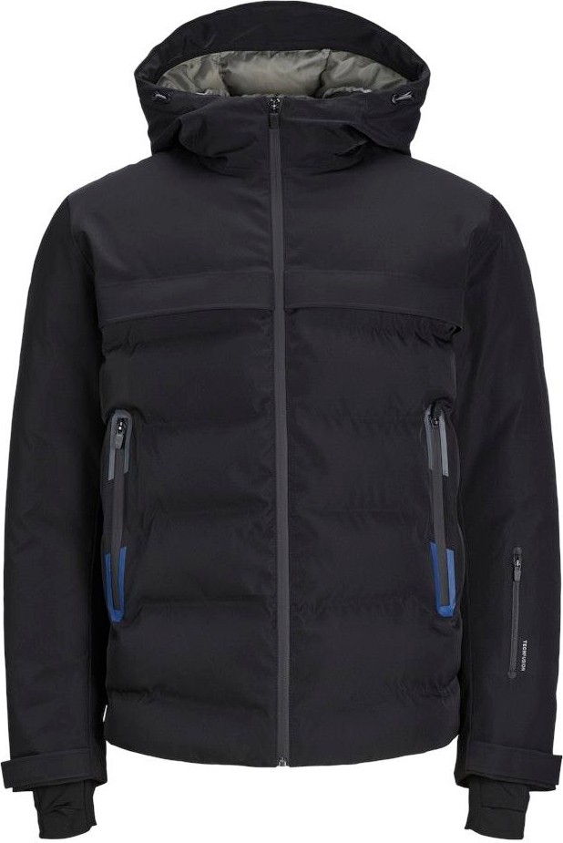 Jack & Jones Jcotarwın Puffer Siyah Erkek Mont 12225287-Black görsel 7