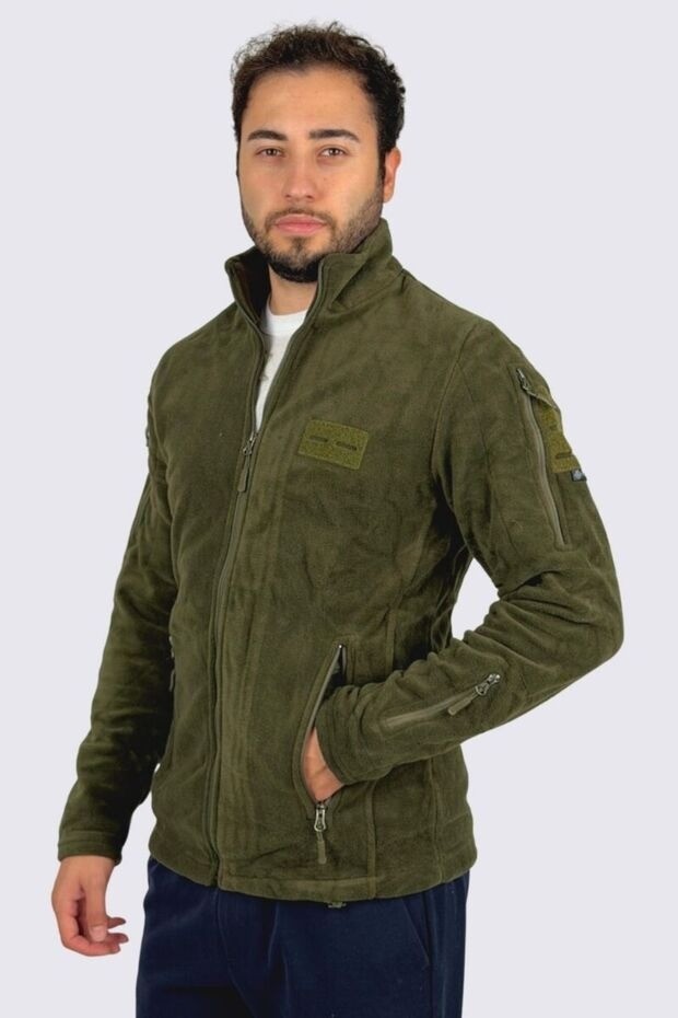 Kordak Askeri Polar - 5 Cepli Taktik Polar - Erkek Outdoor Polar görsel 7