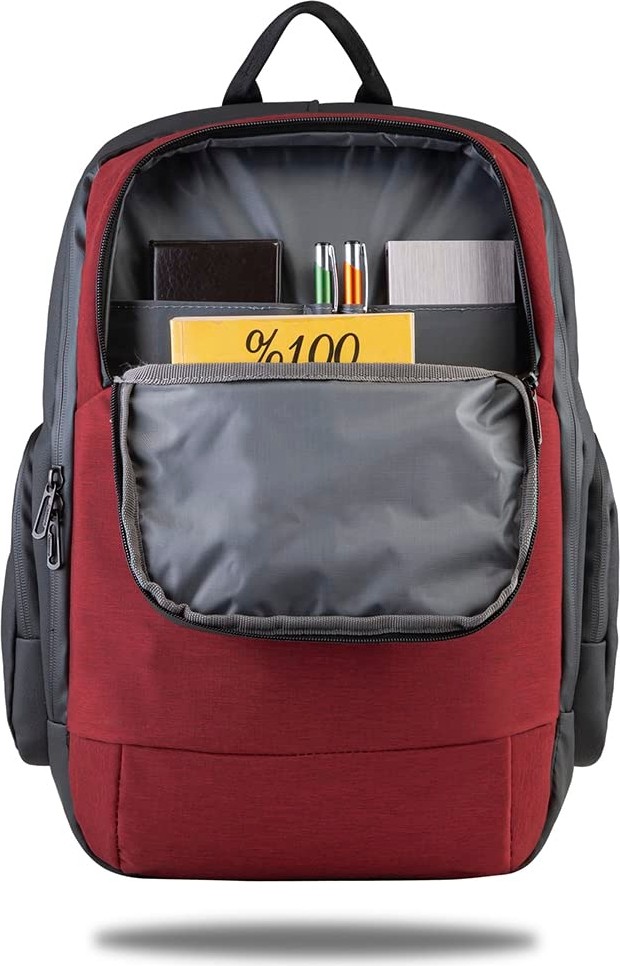 Die Grup Classone BP-IT805 Parma 15.6" Notebook, Laptop Sırt Çantası-Bordo görsel 3