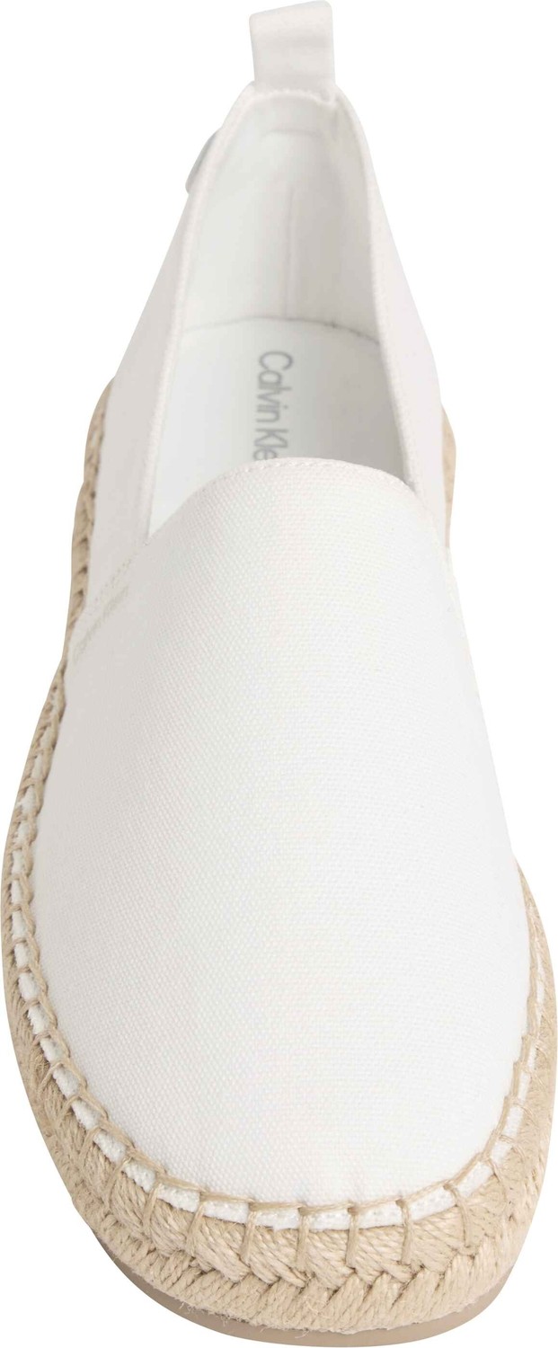 Calvin Klein Calvın Kleın Kadın Marka Logolu Günlük Kullanıma Uygun Beyaz Espadril HW0HW02931 Yad görsel 3