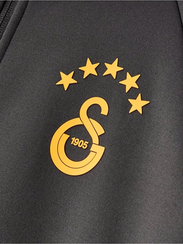 GS Galatasaray Unisex Spor Ceket Taraftar Dik Yaka Tam Fermuarlı Cepli Uzun Kollu Eşofman Üstü 78685319 görsel 6