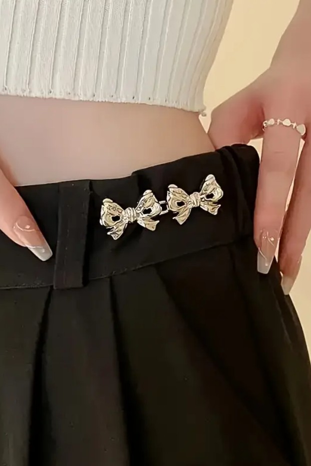 Gucso Gold Pantolon Beli Daraltma Aparatı, Broş, Kurdele Kemer, Fiyonk Kemer, Gold Fiyonk Daraltma Çıtçıtı görsel 2
