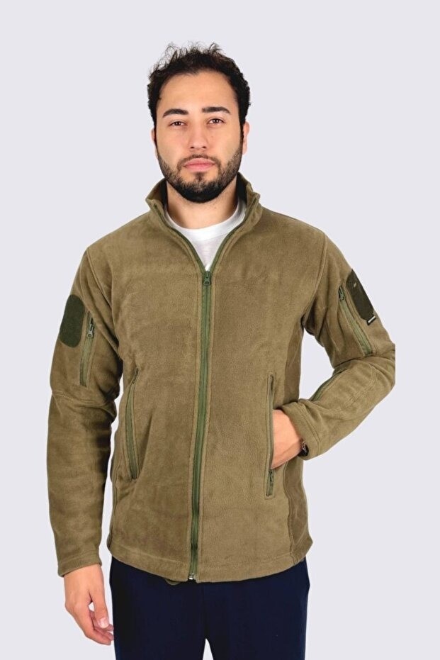 Kordak Askeri Polar - 5 Cepli Taktik Polar - Erkek Outdoor Polar görsel 3