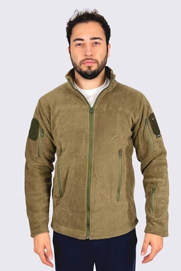 Kordak Askeri Polar - 5 Cepli Taktik Polar - Erkek Outdoor Polar görsel 4