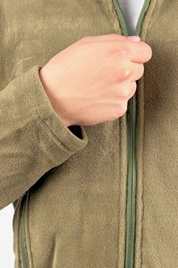 Kordak Askeri Polar - 5 Cepli Taktik Polar - Erkek Outdoor Polar görsel 6