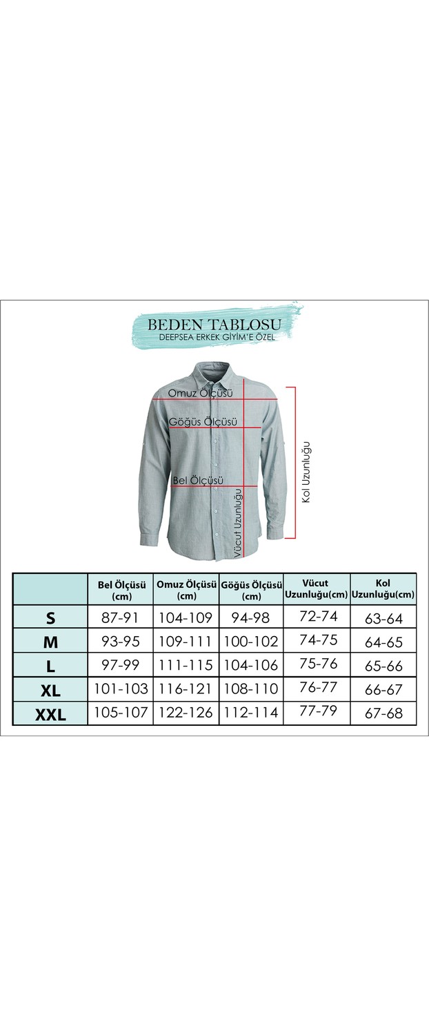 Deepsea Erkek Siyah Likralı Kumaşı Fitilli Slim Fit Uzun Kollu Gömlek 2500805 görsel 8