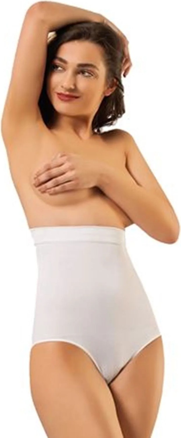 Aslanoğlu Store Beyaz Kadın Dikişsiz Slip Korse