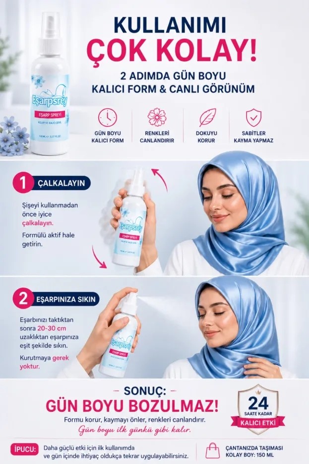Eşarpuan Axodine Eşarpuan/Eşarpsrey Leke Çıkaran İpek Şal Eşarp Şampuanı ve Anında Sabitleyen Eşarp Spreyi 2'li Paket görsel 5