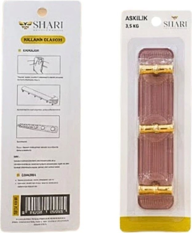 Just Cheap Store Mikakristal 3'li Yapışkanlı Askı