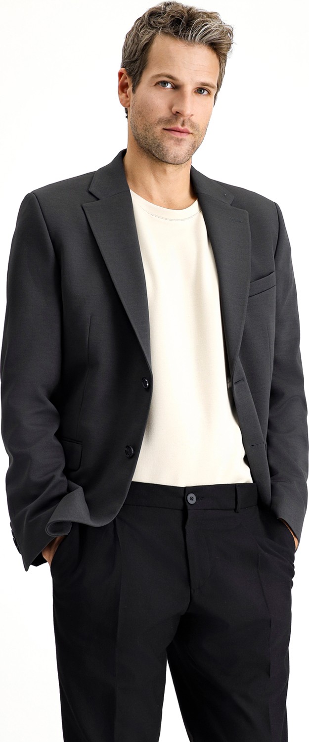 Kiğılı 7 Drop Slim Fit Dar Kesim Mevsimlik Klasik Ceket