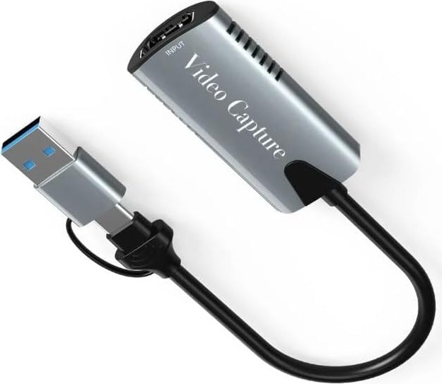 Die Grup Alfalink Type-C To USB 2in1 Video Capture Yakalama Kartı 4K 1080P Uçlu HDMI To Type-C Pc Bilgisayar Video Adaptör Çevirici görsel 2
