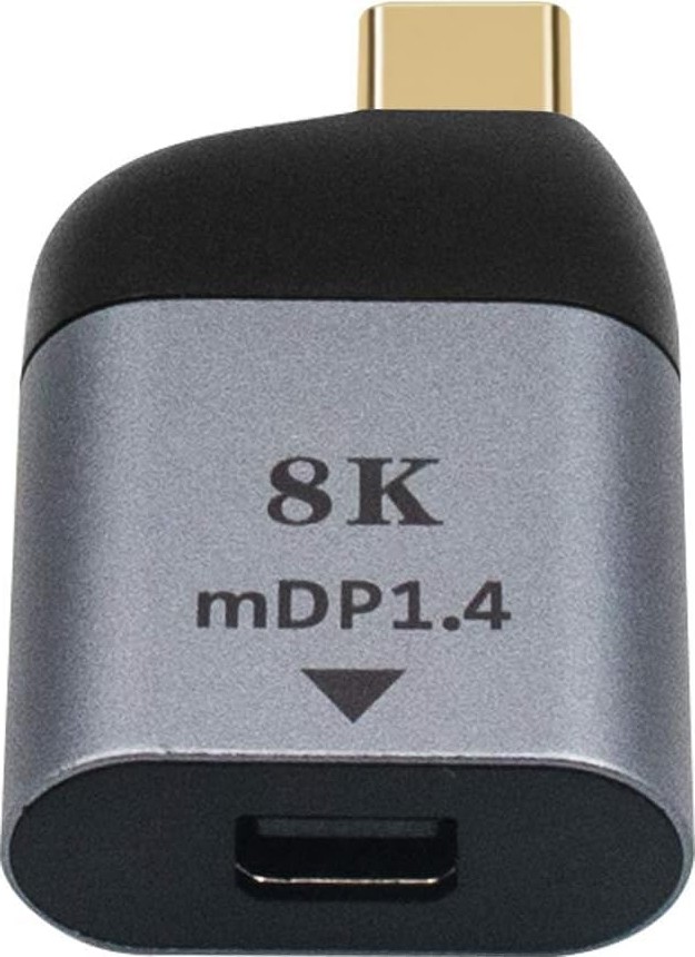 Die Grup Coverzone USB C-Mini Displayport Adaptör 4K@60Hz, Usbc Erkekten Mini Displayport Dişi Adaptör MacBook ile Uyumlu Pro 2019 2018/IPAD Pro/dell Xps ile Uyumlu | S1720 görsel 2
