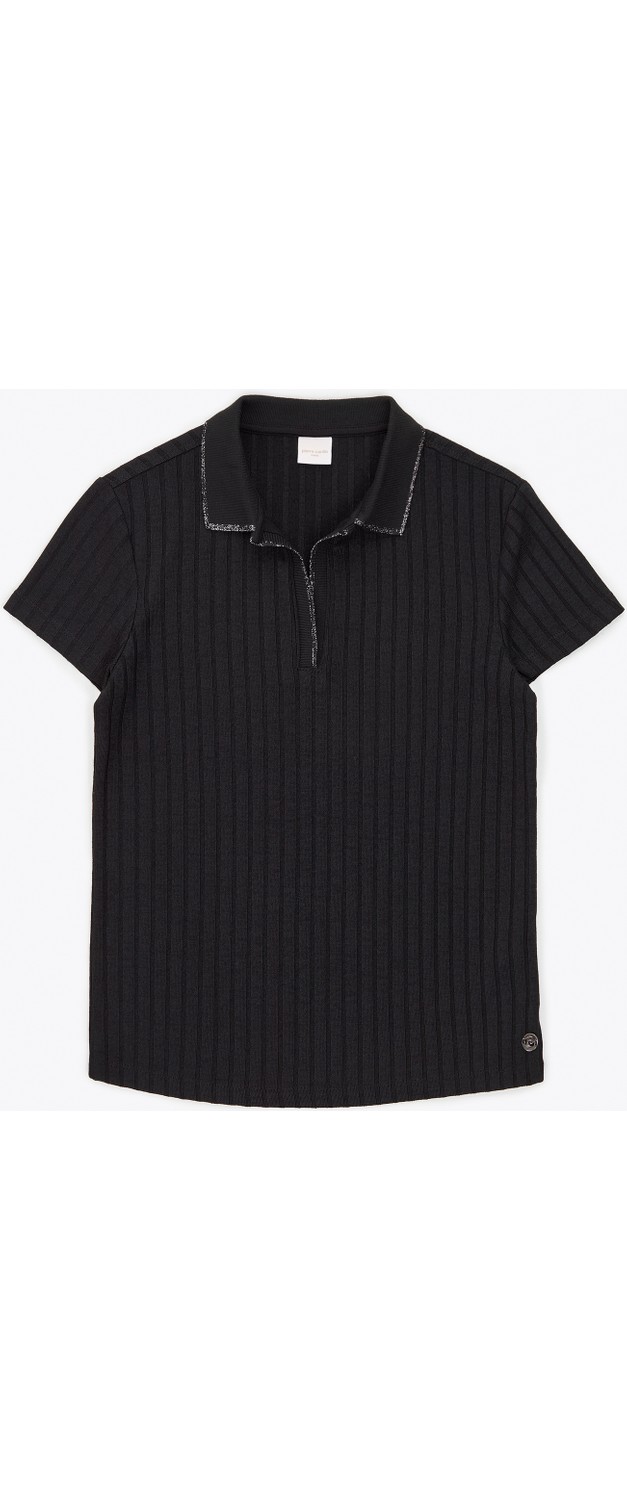 Pierre Cardin Kadın Ekru Slim Fit Basic Tişört 50320697-VR019 görsel 6
