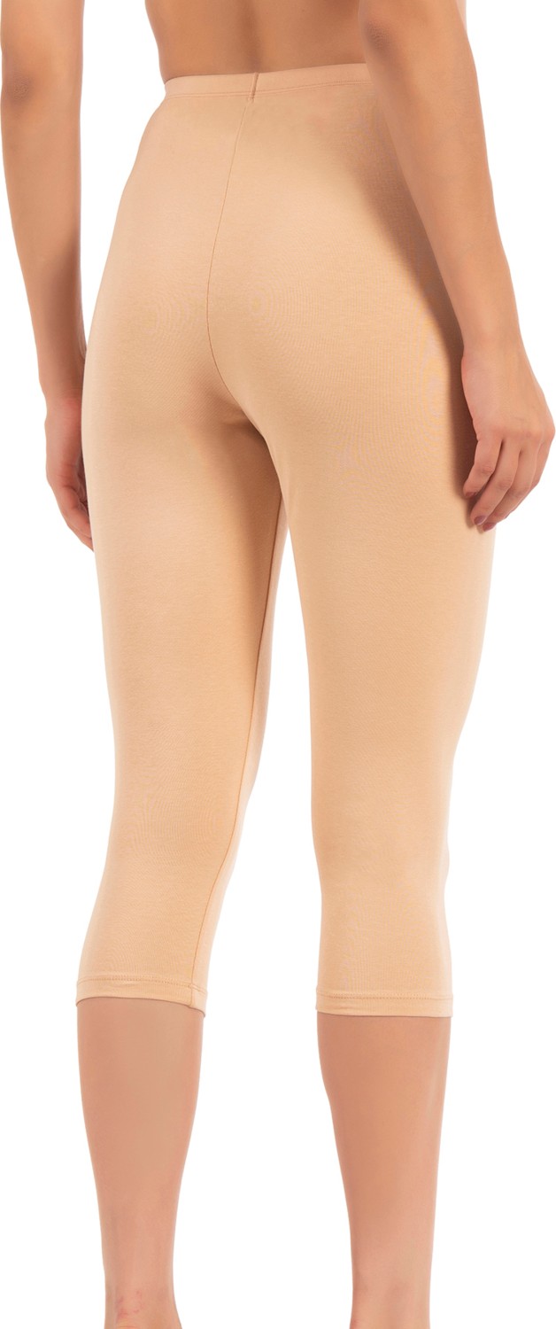 Özkan Underwear 0458 Kadın Pamuklu Likralı Süprem Kapri Tayt görsel 6